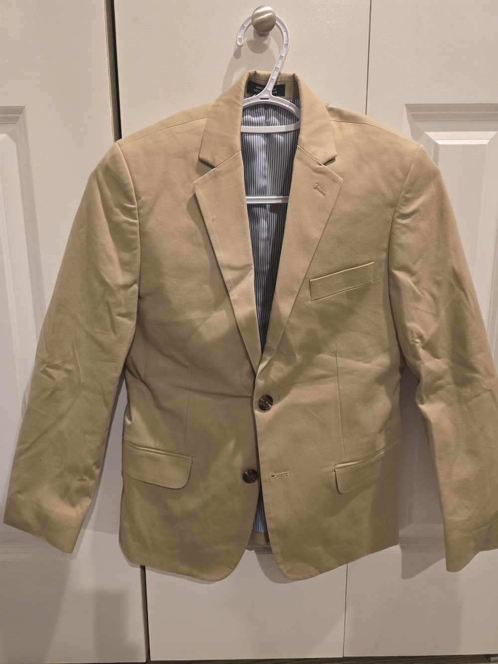 Boy's Classic Tan Blazer - Versatile Tailored Jacket